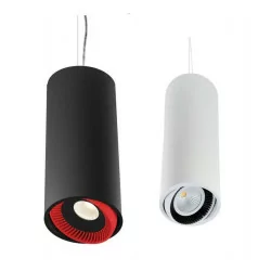 BPM LUK TUBE 20051 LED 9,3W white, black pendant light