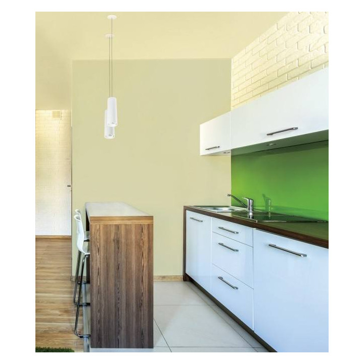 BPM TUBE 9050 LED 6,2W biała, czarna lampa