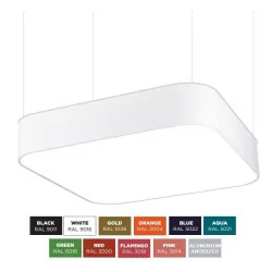 BPM ALTAIR 10172 square pendant LED lamp 40cm-120cm