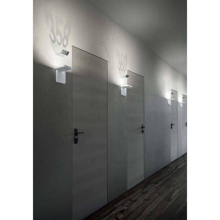 STILNOVO QUAD 7750, 7753 włoski kinkiet LED 19W biały, czarny 3000K