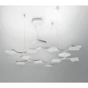 MA&DE QUAD P3 8112, 8113 pendant lamp white, black 91W