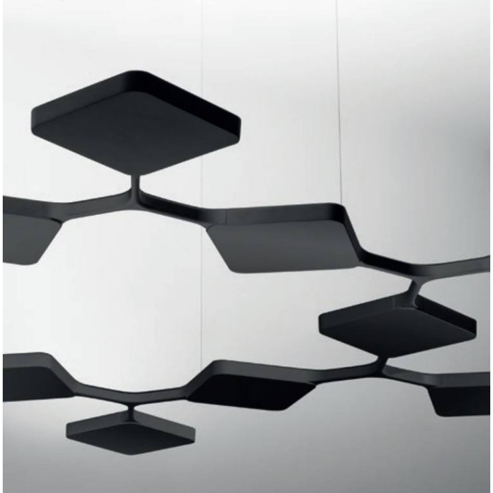 STILNOVO Quad 8112, 8113 pendant lamp LED 91W 3000K, CRI90, DALI-Push