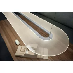 STILNOVO Opti-Line 8037, 8038, 8490, 8491 biała, alu 129cm LED 47W