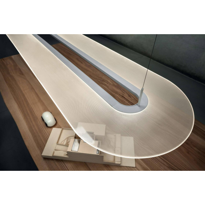 STILNOVO Opti-Line 8037, 8038, 8490, 8491 biała, alu 129cm LED 47W