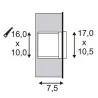 SLV Brick LED Downunder 229701, 229702