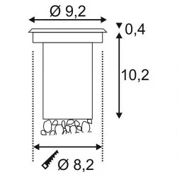 SLV DASAR LED HV 233520