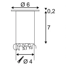 SLV Trail-lite 227462 stainless steel 316 LED 0,3W 12V IP65