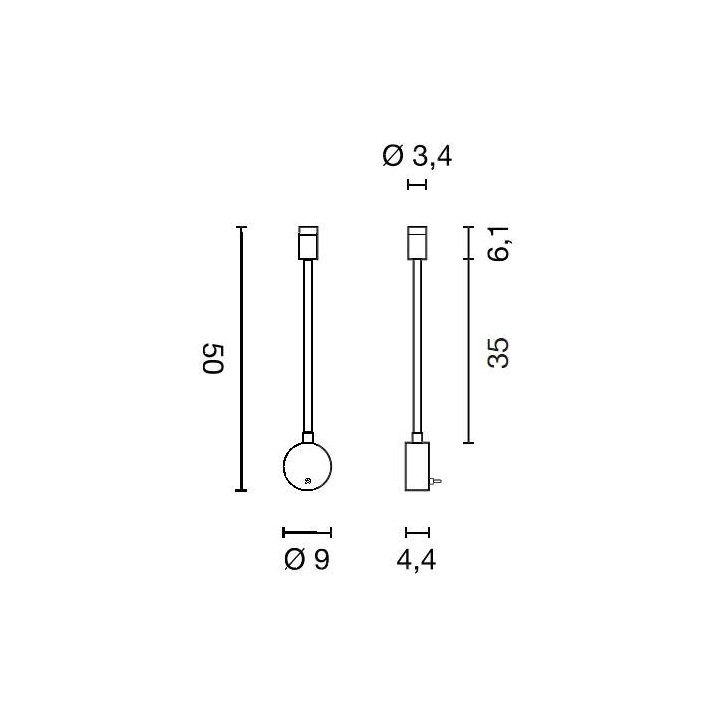 SLV Dio Flex Plate LED 146680, 146682 kinkiet