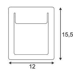 SLV Downunder Pure 151952 120x155mm LED 4,8W recessed