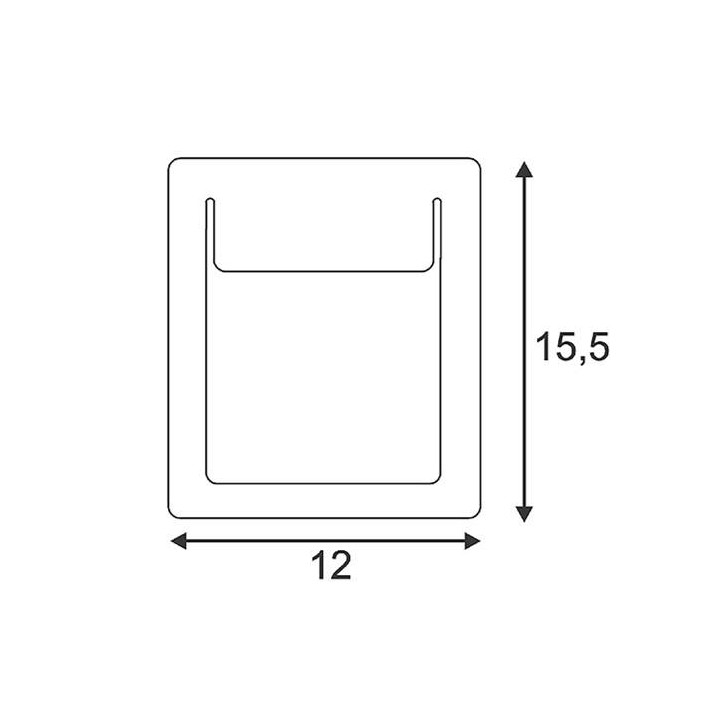 SLV Downunder Pure 151952 120x155mm LED 4,8W