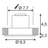 SPOTLINE NEW TRIA LED DL okrągła SET 113900, 113901, 113906