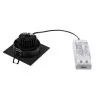 SPOTLINE New Tria LED DL Square Set biała, alu, czarna 113910, 113911, 113916