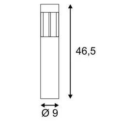 SLV Slots 45/65 LED 231815, 231817, 231455, 231457