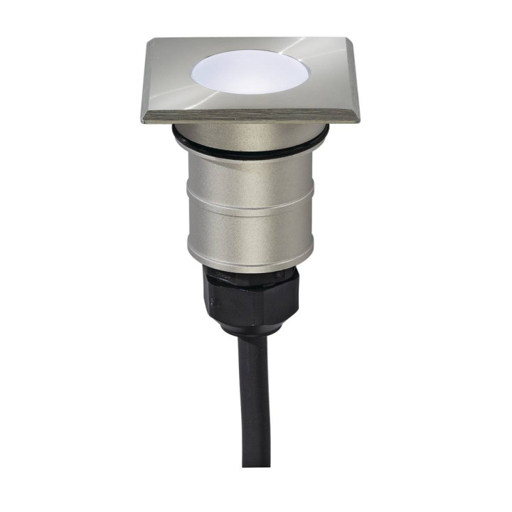 SLV Power trail lite square 228342 small, recessed IP67 LED 3000K