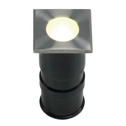 SLV Power trail lite square 228342 small, recessed IP67 LED 3000K