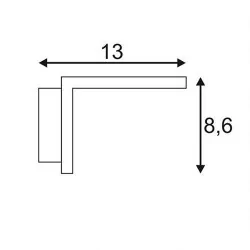 SLV ANGOLUX wall 231351, 231355 white, anthracite