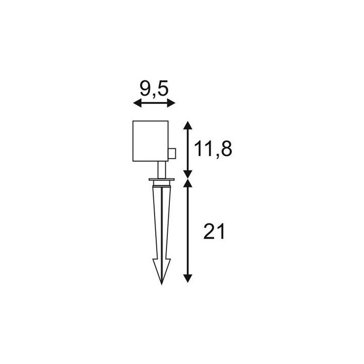 SPOTLINE Nautilus Square Led 231035
