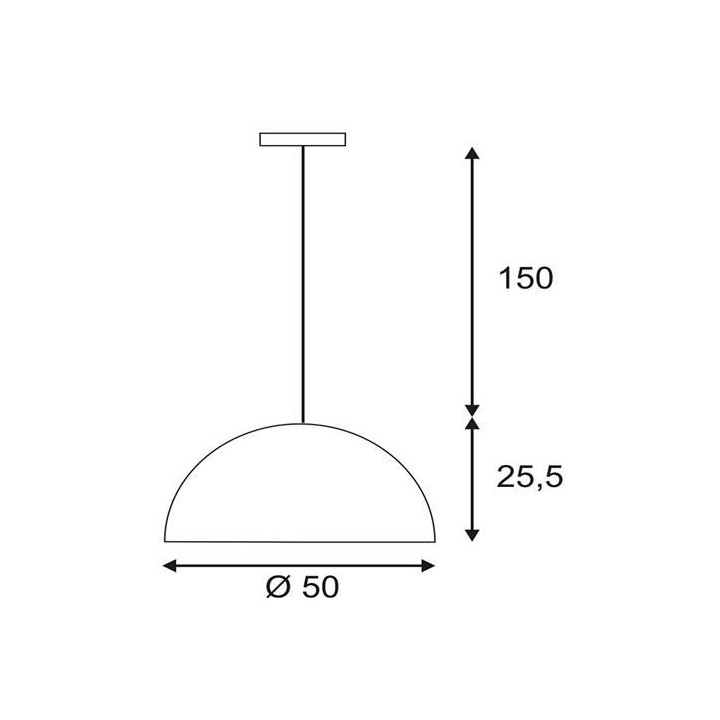 SLV FORCHINI PD średnica 50cm 1008535
