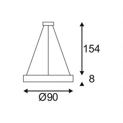 SLV MEDO 60, 90 RING LED 133841, 133851 suspended lamp