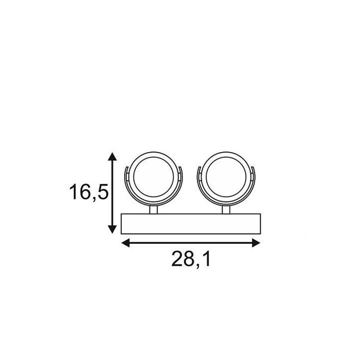 SLV KALU 2 LED 1000129, 1000130 wall, ceiling