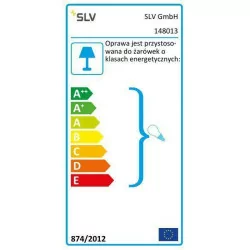 SLV GL 101 E14 148013 gipsowa lampa ścienna