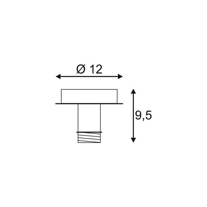 SLV FENDA ceiling rosette 155550, 155551 for lampshade