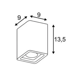 SLV PLASTRA CL-1 148004 gipsowa lampa