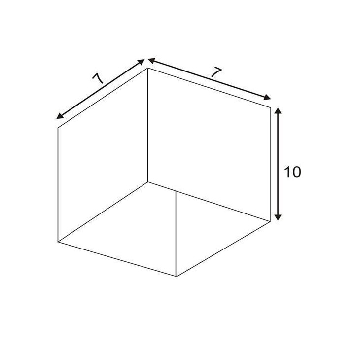 SLV ALTRA DICE CL-1 151511/4, 1002216 lampa sufitowa