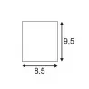 SLV TRILEDO kwadrat CL 113940, 113941 LED 6,2W