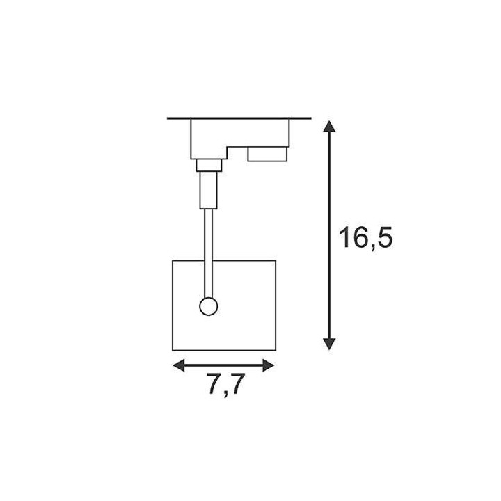 SLV ALTRA DICE 152320, 152321 track 3-phase white, black