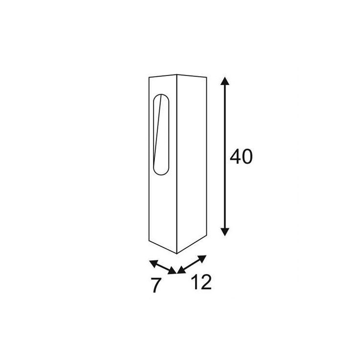 SLV SLOTBOX 40/70 232135, 232145 anthracite