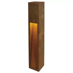 SLV RUSTY 50/80 SLOT E27/LED square outdoor