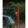 SLV RUSTY 50/80 SLOT E27/LED square outdoor