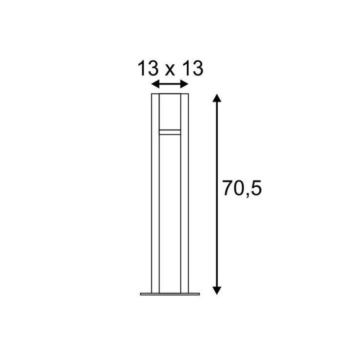 SLV ARROCK SLOT GU10 231440 granit