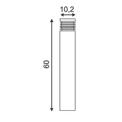 SLV VAP SLIM 30/60/90 230063, 230066, 230069 stal nierdzewna