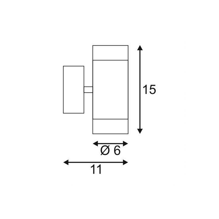 SLV ASTINA STEEL GU10 233302 stal nierdzewna 304