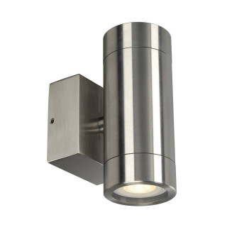 SLV ASTINA STEEL GU10 233302 exterior wall light IP44