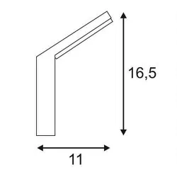 SLV TRAPECCO WALL DOWN 231745 light LED 10W