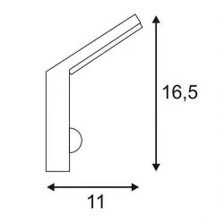 SLV ORDI 232905 wall light LED without sensor