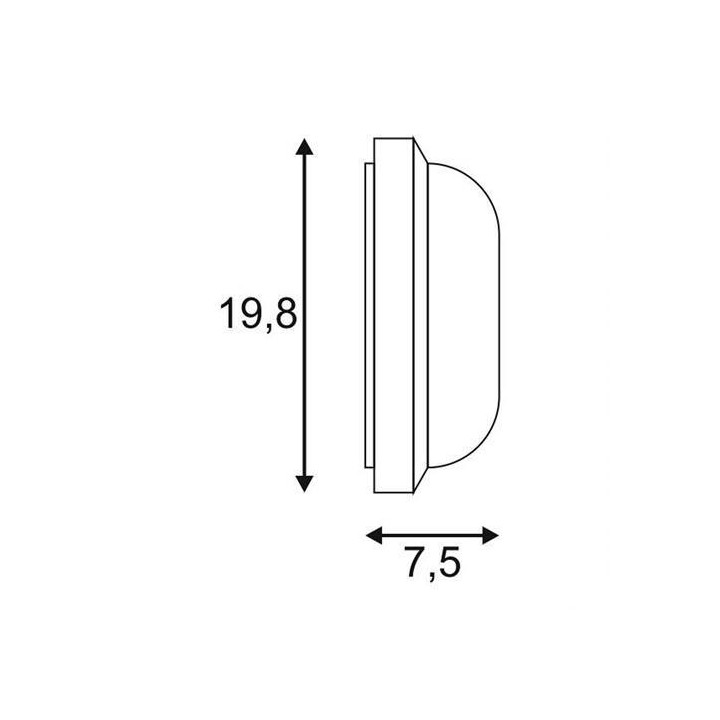 SLV TERANG 200 229931/5 lampa LED 11W IP44