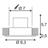 SLV PATTA-F round 114440, 114441 LED 12W IP65