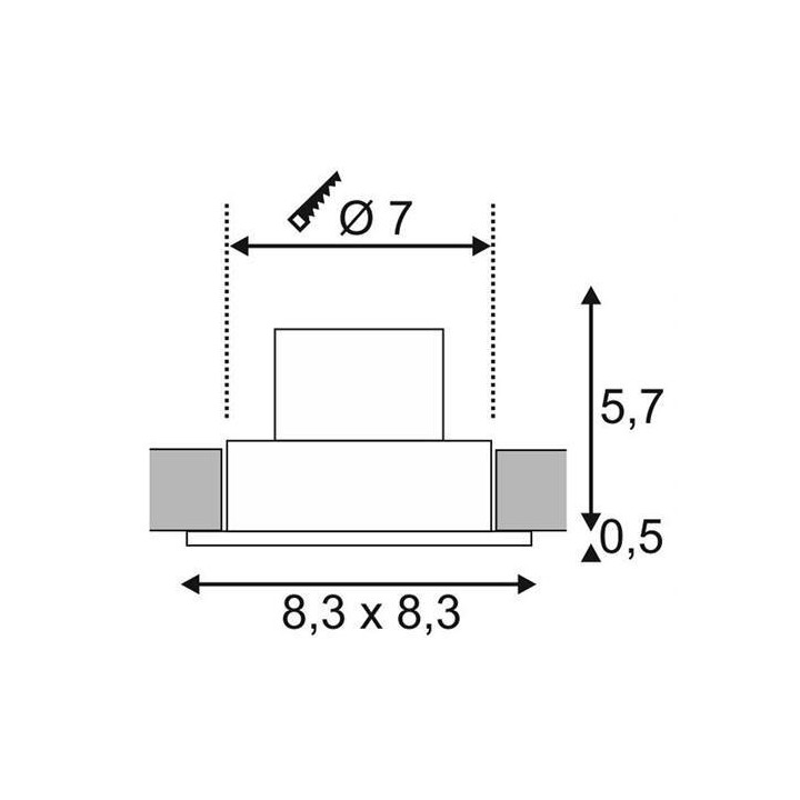 SLV PATTA-F round 114440, 114441 LED 12W IP65