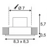 SLV PATTA-F round 114440, 114441 LED 12W IP65