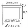 SLV DASAR LED LV 233500 12V IP67 stainless steel 316