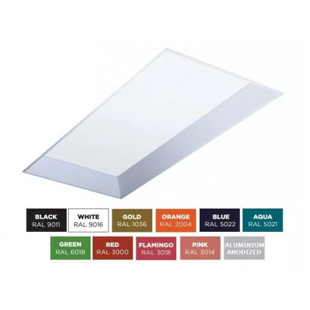 BPM FLORIDA SQUARE 10191 rectangular LED trimless