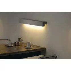 SLV L-LINE LED kinkiet IP44 nad lustra biały, szary, alu
