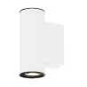 SLV SUPROS 78 LED wall light white, black 2x9W
