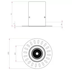 ASTRO Trimless LED 5702 Fire Rated Round downlight