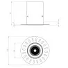 ASTRO Trimless LED 5702 Fire Rated Round downlight