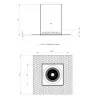 ASTRO Trimless Square LED 5703 Fire Rated Square